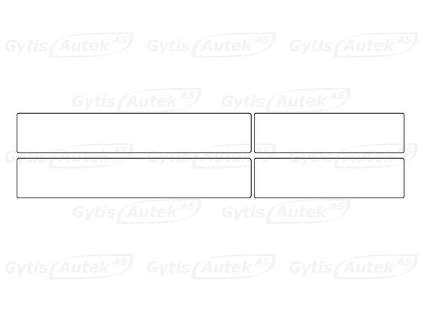 Instegsskydd. Folie. PPF BYD EVO 4x4 2026-> 