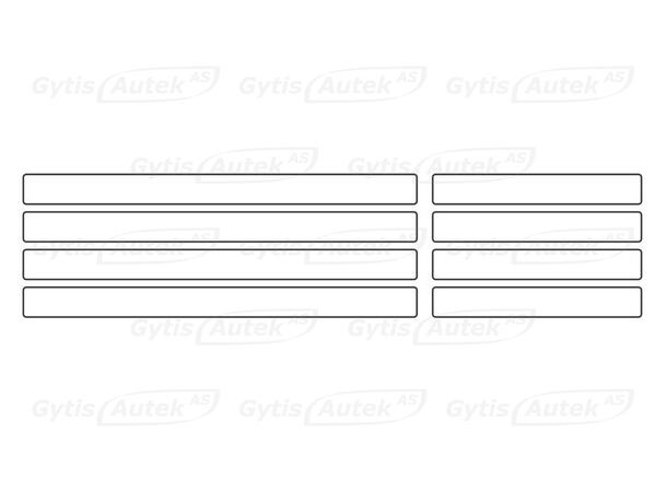 Instegsskydd | PPF-folie| Isuzu D-Max 2021-> | gytek.se