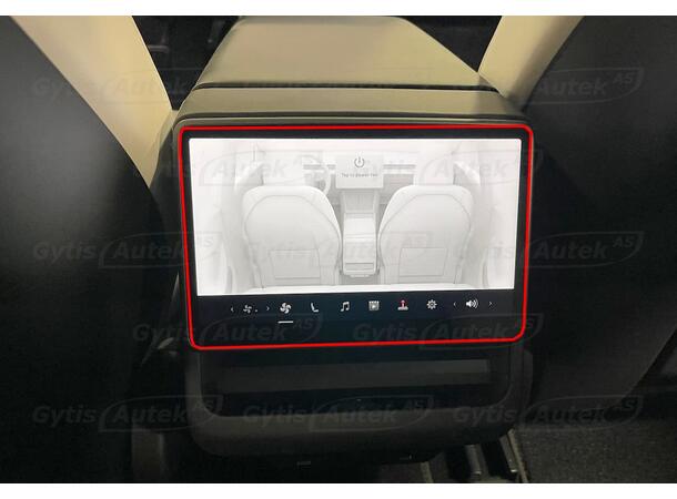 Skjermbeskytter. Matt Tesla Model Y 2025-> 