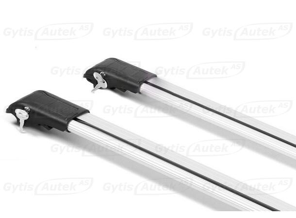 Takräcke. Wingcarrier. Silver Audi A6 2005-2011 