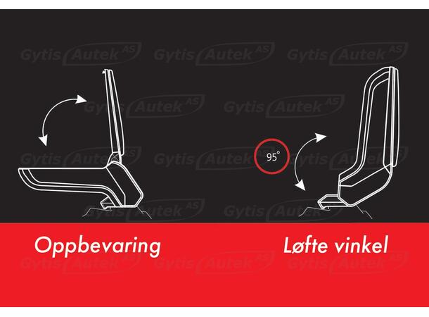 Armstöd. Classic. Konstläder Toyota Yaris 2014-2020 