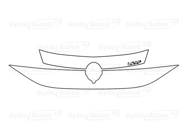 Frontbeskytter | PPF-folie | Nissan Leaf 2026-> | gytisautek.no