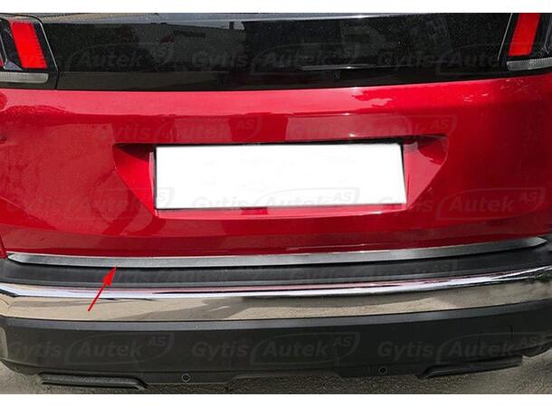 List för nederkant på bakläm. Stål Peugeot 3008 2017-2024 