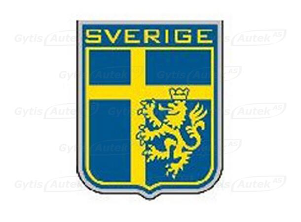 3D-klistermärke. Sverige Universell 