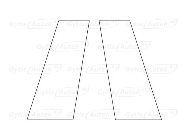 B-Stolpskydd | PPF-folie | Voyah Courage 2024-> | gytek.se