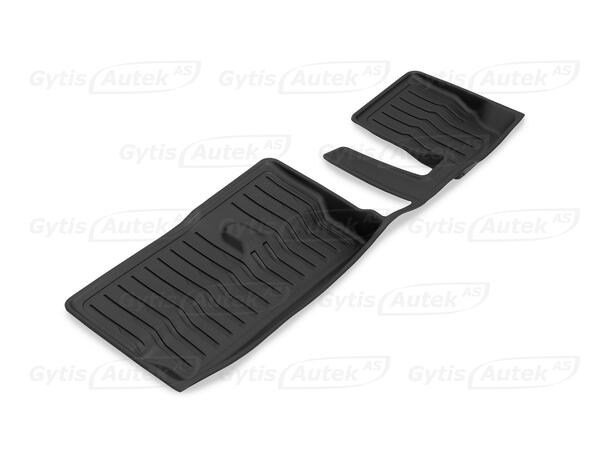 Bilmatta. 3. rad. Gummi Tesla Model Y 2024-2025 7 säten 