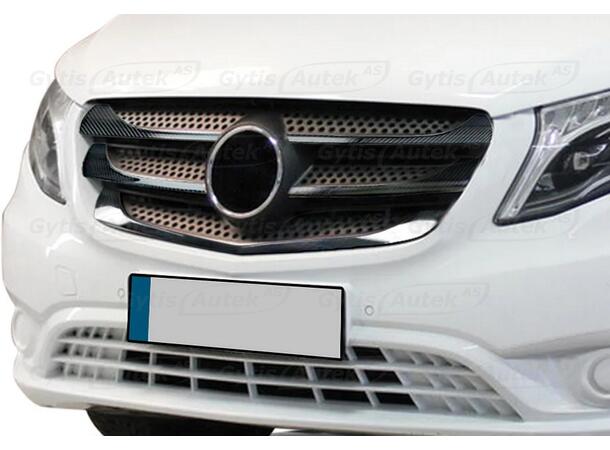 Grill dekor. Kolfiber MB Vito W447 2015-2020 