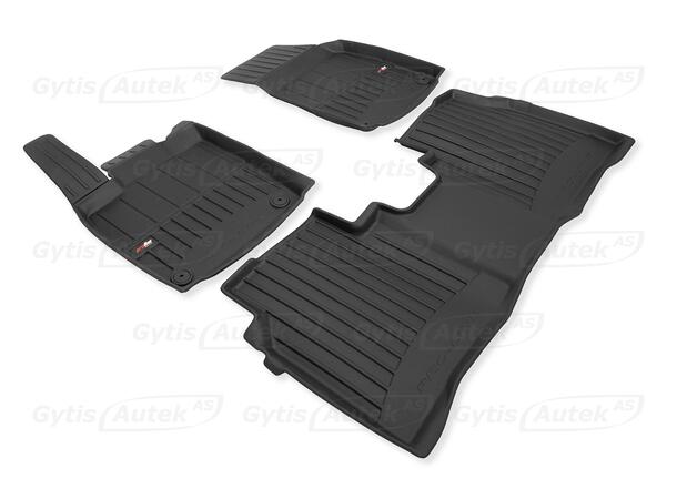 Gulvmatter. Gummi VW ID.7 2024-> 