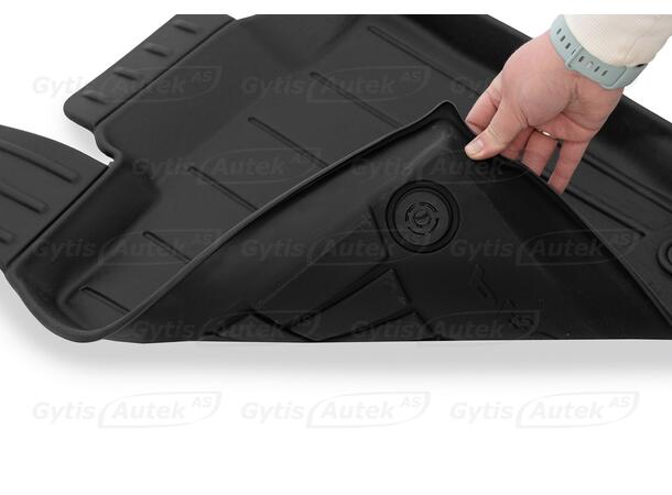 Gulvmatter. Gummi VW ID.7 2024-> 