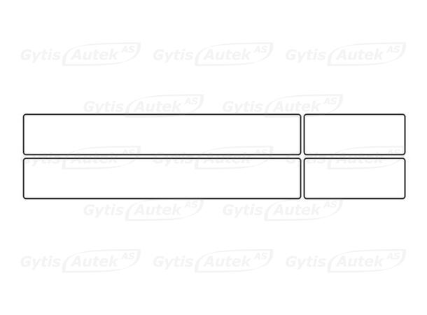 Instegsskydd | PPF | VW T-Roc 2018-2024 | gytek.se