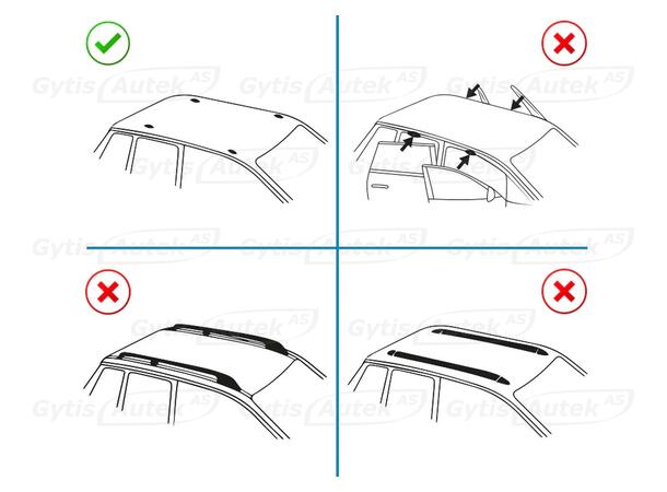 Takräcke. Fixpoint. Silver Ford Transit Courier 2024-> 