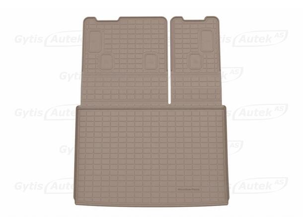 Bagagerumsmatta med rygg | Chevrolet Suburban 2015-2020 | gytek.se