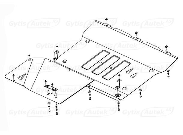 Bunnplater | MB Vito W447 2015-2024 | gytisautek.no