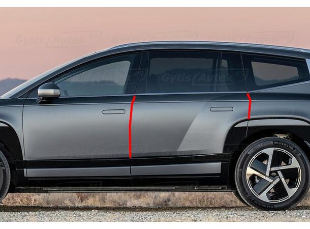 Dörrkantsskydd. Folie | Hyundai IONIQ 9 2025-> | gytek.se