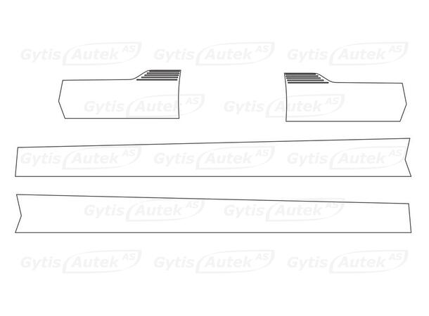 Dörrskydd | PPF-folie | Voyah Courage 2024-> | gytek.se