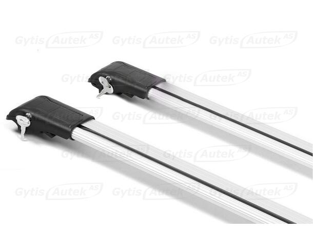Takräcke. Wingcarrier. Silver BMW X5 E70 2007-2013 