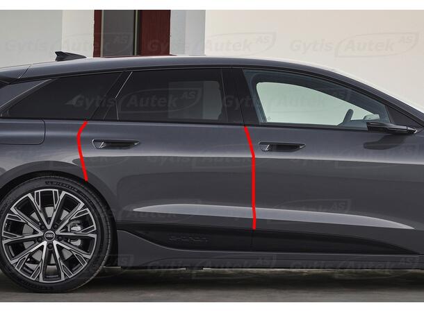 Dörrkantsskydd | PPF-folie | Audi A6 e-tron 2025-> | gytek.se