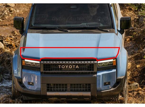 Huvskydd | PPF | Toyota Land Cruiser 250 2025-> | gytek.se