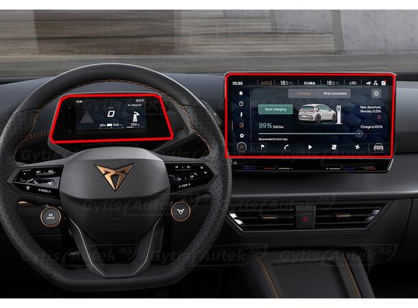 Skärmskydd. Matt Cupra Born 2022-> 