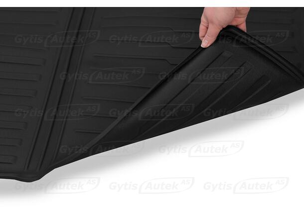 Bagasjeromsmatte med rygg | Tesla Model Y 2025-> | gytisautek.no