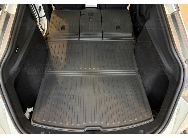 Bagasjeromsmatte med rygg | Tesla Model Y 2025-> | gytisautek.no