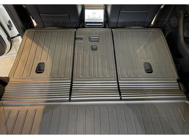 Bagasjeromsmatte med rygg | Tesla Model Y 2025-> | gytisautek.no