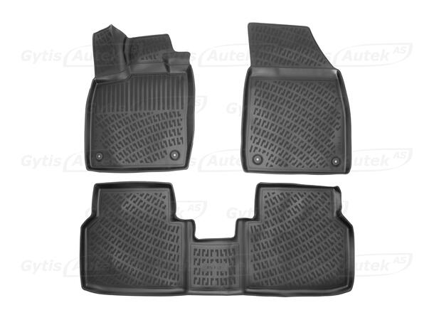 Bilmattor. Gummi Skoda Elroq 2025-> 