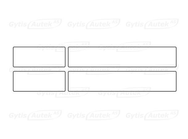 Instegsskydd | PPF-folie| Lexus NX 2014-2021 | gytek.se