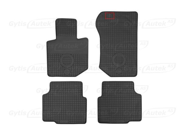 Gulvmatter. Gummi. B-vare BMW 3 ser. E36 1990-1998 SD 