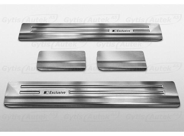 Innstigningslister i stål til Toyota Yaris 2014-2020 | gytisautek.no