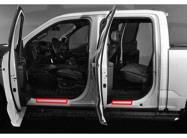 Instegsskydd | PPF-folie| Ford F-150 2015-2020 | gytek.se