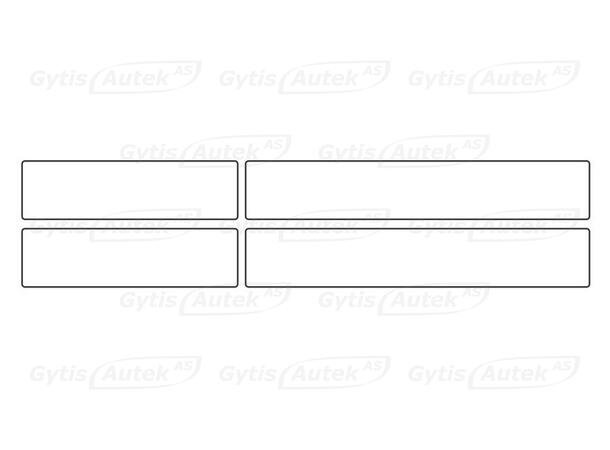 Instegsskydd | PPF-folie| Ford F-150 2015-2020 | gytek.se
