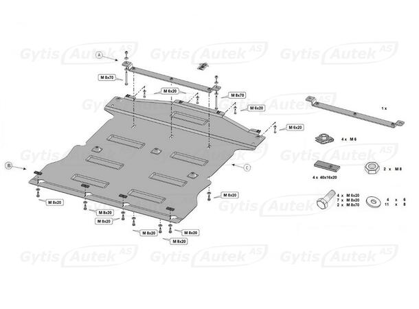 Bunnplate | VW ID.3 2020-> | gytisautek.no