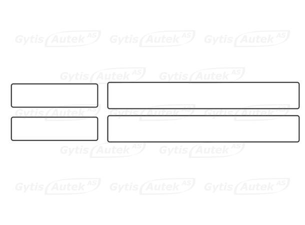Dørhåndtakbeskyttere | PPF | Hyundai Kona EV 2021-2023 |gytisautek.no