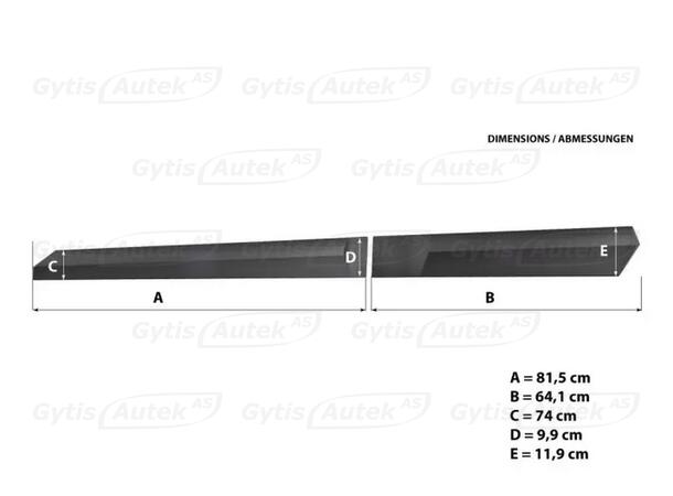 Sidolister | Toyota Land Cruiser 250 2025-> | gytek.se