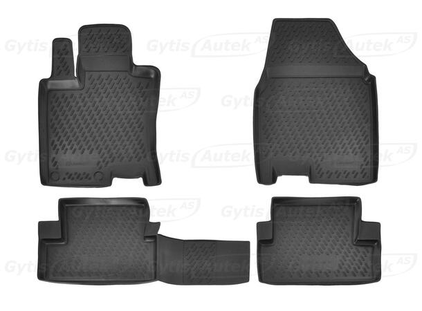 Gulvmatter til Nissan Qashqai+2 2008-2013 | gytisautek.no