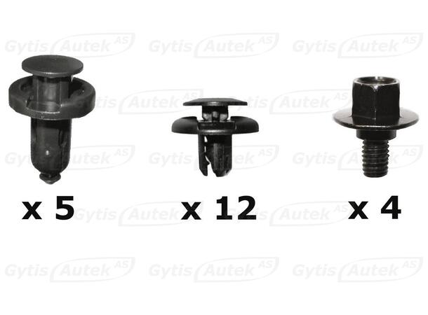 Monteringssats till hasplåt | Honda Accord 2003-2008 | gytek.se