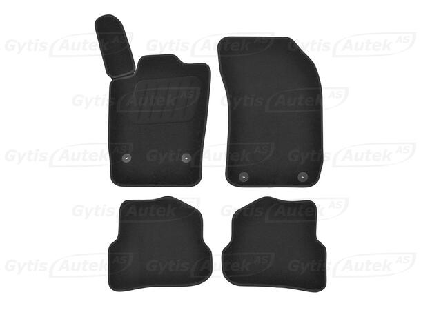 Tygmattor till Audi A1 2010-2018 | gytek.se