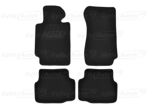 Gulvmatter i stoff til BMW 3 ser. E36 1990-1998 | gytisautek.no