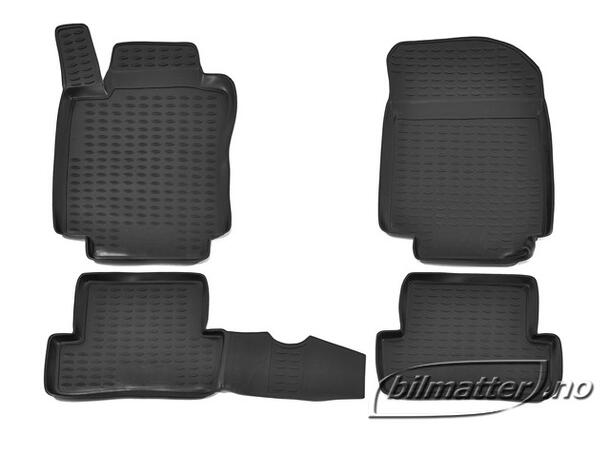 Bilmattor. Gummi Renault Clio 2006-2012 