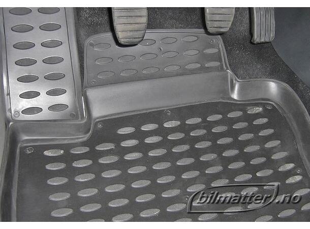 Bilmattor. Gummi Renault Clio 2006-2012 