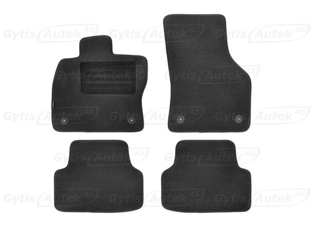 Gulvmatter i stoff til Skoda Octavia 2013-2020 | gytisautek.no