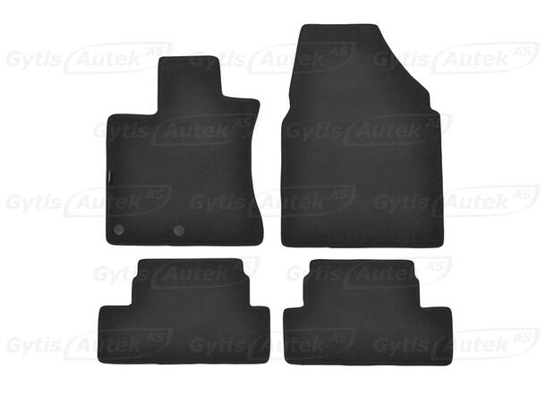 Gulvmatter i stoff til Nissan Qashqai 2007-2013 | gytisautek.no
