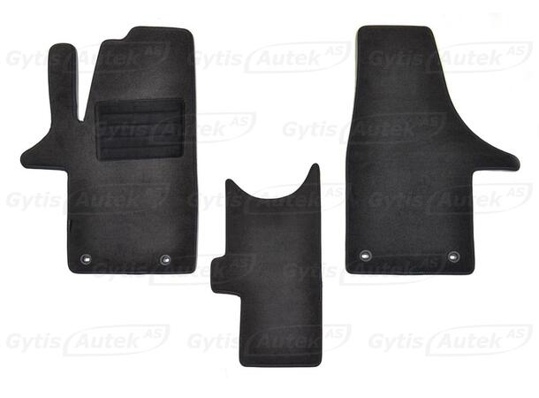 Gulvmatter i stoff til VW T5 2003-2014 | gytisautek.no
