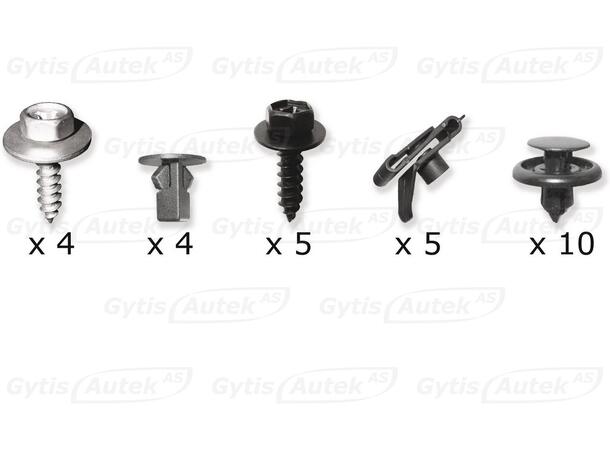 Monteringssett til bunnplate for Toyota Corolla | gytisautek.no