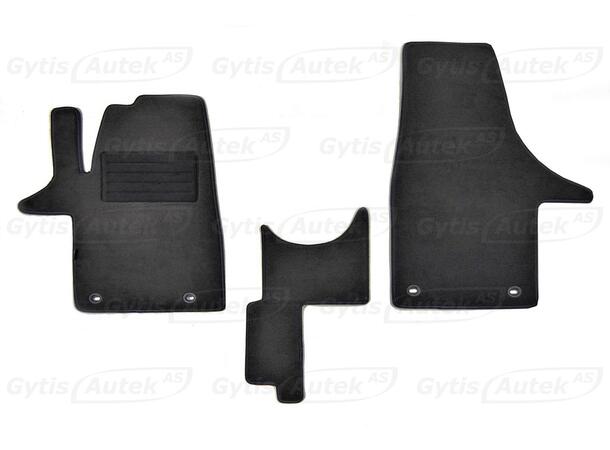 Gulvmatter i stoff til VW T5 2003-2014 | gytisautek.no