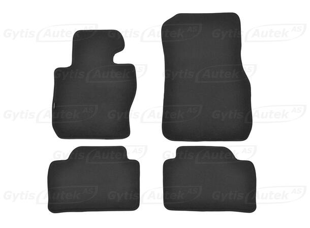 Gulvmatter i stoff til BMW 3 ser. F30/31 2012-2018 | gytisautek.no