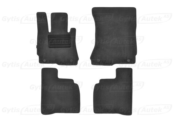 Gulvmatter i stoff til MB S-Klasse W221 2005-2013 | gytisautek.no