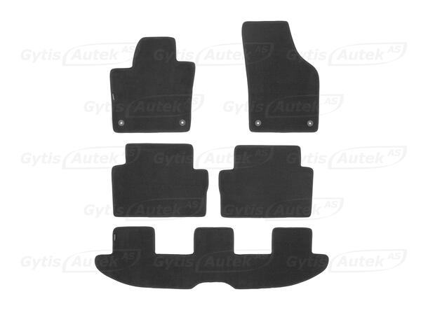 Gulvmatter i stoff til VW Sharan 2010-2019 | gytisautek.no