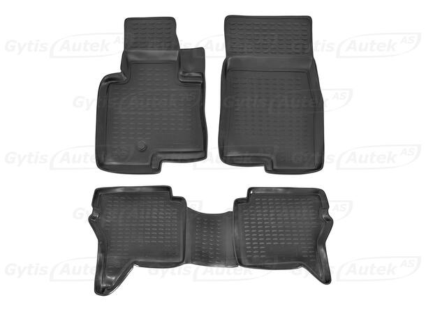 Gulvmatter til Mitsubishi Pajero 1999-2007 | gytisautek.no